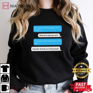 85Tim Robinson I Think You Should Leave Fedora with Safari Flaps Shirt T-Shirt