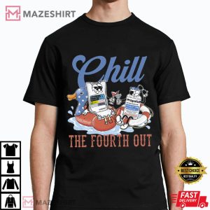 844th Of July ICU Nurse Chill The Fourth Out Icu Nurse Best T-Shirt