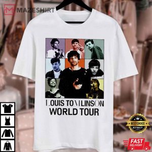 Vintage Louis Tomlinson 3Vintage Louis Tomlinson 2023 One Direction Tour Best T-Shirt