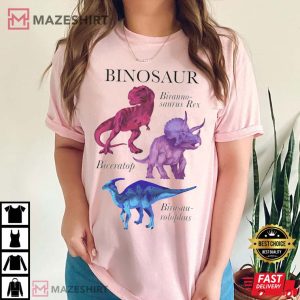 BisexBisexual Pride Dinosaur Funny LGBT Gift T-Shirtual pride 2