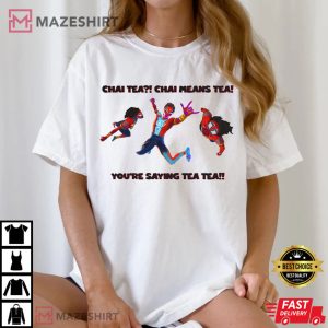 Pavitr PrabhPavitr Prabhakar Chai Tea India Spider-Man T-Shirtakar 1