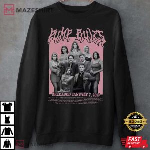 Worm Worm With A Mustache Team Ariana Pump Rules T-ShirtWith A Mustach 2