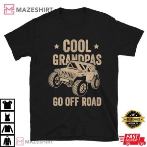 1.unisex black Cool Grandpas Go Off Road Off Road T-Shirt1