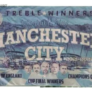 Manchester City Treble Winners Flags (2)