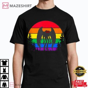 Mothman Gay Pride T Shirt (3)