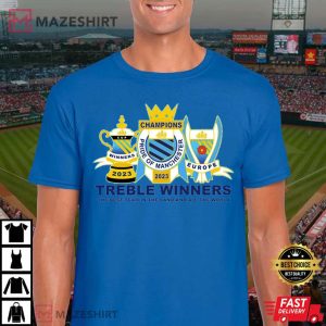 Manchester City Trophies 2023 T Shirt (1)