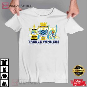Manchester City Trophies 2023 T Shirt (3)