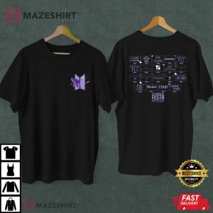 BTS FESTA 2023 10th Anniversary T Shirt (2)