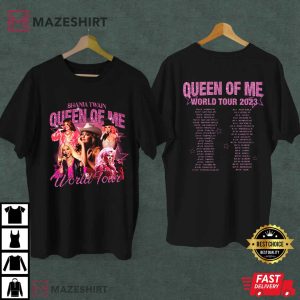 Shania Twain Queen of World tour 2023 t Shirt (2)