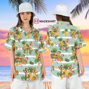 Chip and Dale Pineapple Hawaiian Shirt