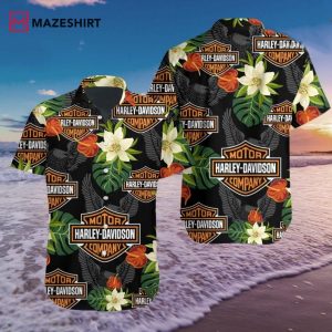 Harley Davidson Aloha Hawaiian Shirt
