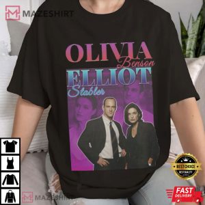 Elliot Stabler And Olivia Benson Law And Order T Shirt (2)