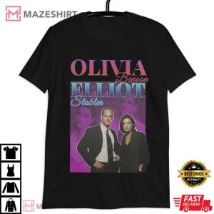 Elliot Stabler And Olivia Benson Law And Order T Shirt (3)