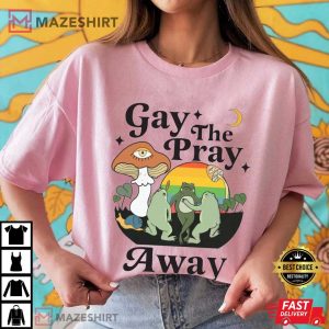 Say Gay Frog And Toad Say Gay Rights LGBTQ T Shirt (3)