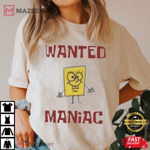 Spongebob Meme Wanted Nickelodeon Cartoon Funny T Shirt (3)