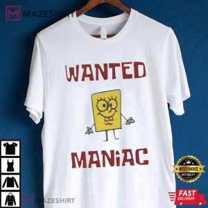 Spongebob Meme Wanted Nickelodeon Cartoon Funny T Shirt (4)