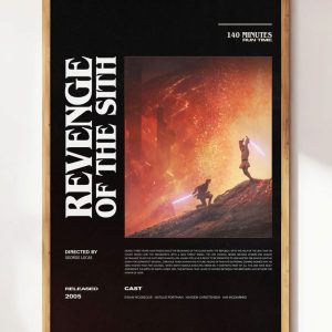 Star Wars Revenge Of The Sith Minimalist Poster (3)