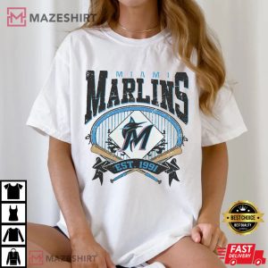 MLB Miami Marlins Baseball Game Day T Shirt (2)