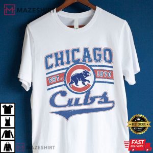 MLB Chicago Cubs EST 1970 Vintage Game Day T Shirt (3)