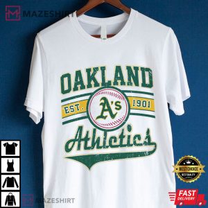 Oakland Athletics Vintage T Shirt (3)
