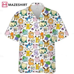 Pokemon Hawaiian Shirt