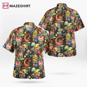 Super Mario Hawaiian Shirt #2