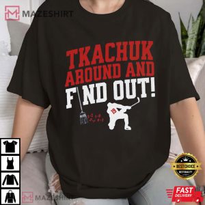 Panthers Tkachuk Around And Find Out Eastern Conference Champions T Shirt (2)
