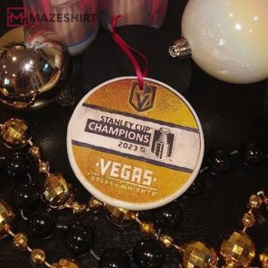 Vegas Golden Knights Christmas Stanley Cup Champions Ornament (2)