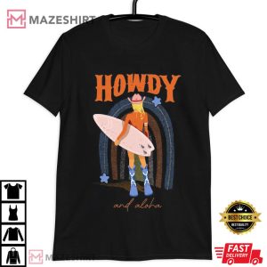 Coastal Cowgirl Howdy And Aloha T Shirt (2)