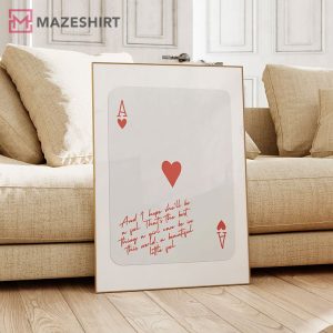 Ace of Hearts, Great Gatsby Quote Poster