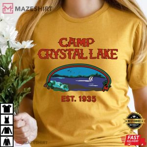 Jason Voorhees Camp Crystal Lake Horror Movie T Shirt (2)