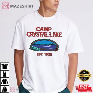 Jason Voorhees Camp Crystal Lake Horror Movie T Shirt (4)