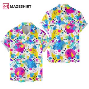 Retro 80s 90s Funny Pattern Hawaiian Shirt (2)