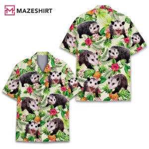 Tropical Opossum Hawaiian Shirt (2)