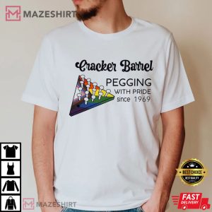 Pegging With Pride Cracker Barrel T Shirt (1)