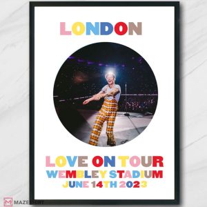 Harry Styles Love On Tour 2023 Wembley Night 2 Harry’s House Poster