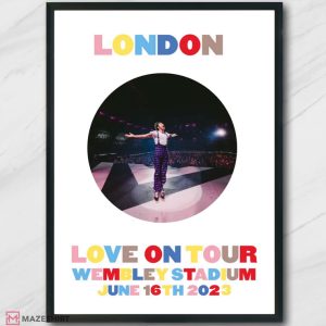 Harry Styles Love On Tour 2023 Wembley Night 2 Poster