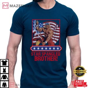 4th Of July Hulk Hogan Patriotic Graphic T Shirt (4)