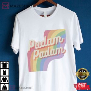 LGBTQ Kylie Minogue Padam Pride Rainbow T Shirt (1)