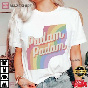 LGBTQ Kylie Minogue Padam Pride Rainbow T Shirt (3)