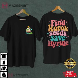 Find Korok Seeds Save Hyrule The Legend Of Zelda Tears T Shirt (1)