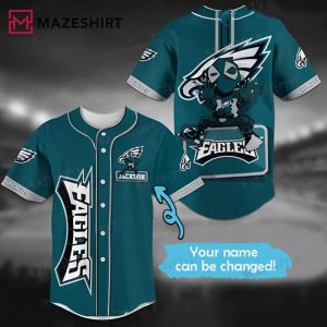 Eagles Philadelphia Baby Spider Man Custom Name Baseball Jersey