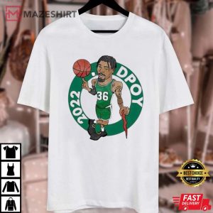 Official Marcus Smart Boston Celtics Logo T shirt (1)