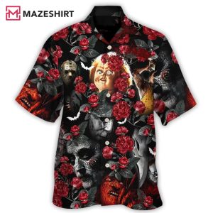 Horror Movie All Star Tropical Style Hawaii Shirt (1)