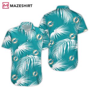 Miami Dolphins Logo Hawaiian Shirt