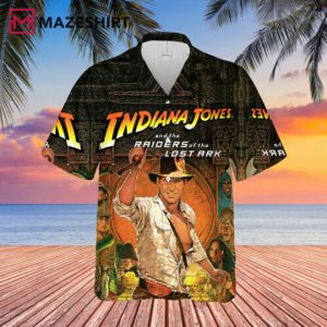 1981 Indiana Jones And The Raiders Hawaiian Shirt 1981 Indiana Jones And The Raiders Hawaiian Shirt