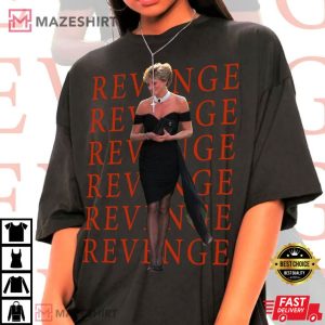 Princess Diana Black Dress Vintage Best T Shirt (2)