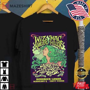 Wiz Khalifa 2012 Under The Influence of Music Tour T Shirt (1)