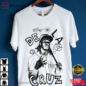 Elly De La Cruz Hand Sign Cincinnati Reds MLB T Shirt (3)