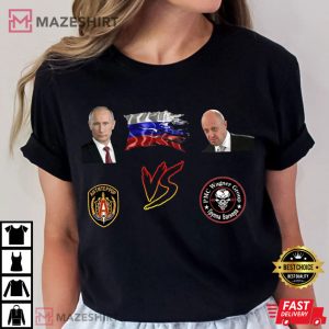 Russia Civil War Wagner Vs Putin Prigozhin T Shirt (2)
